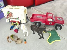 SCHLEICH Horse Club | Pick-up mit Pferdeanhänger 42346 | & Zubehör 
