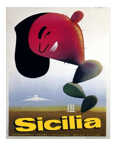 Sizilien reise wandkunst - sizilien,