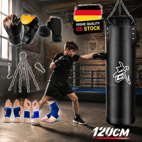 Schwerer boxsack set hängend - boxsack,