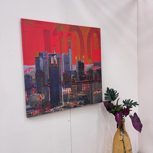 Wandbild 90x90 frankfurt - wandbild,