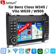 DAB+ Android 14 Autoradio Für Mercedes W169 W639 Vito Viano W906 Sprinter Navi