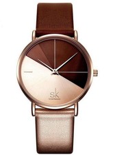 Luxus Damen Uhr Rindsleder