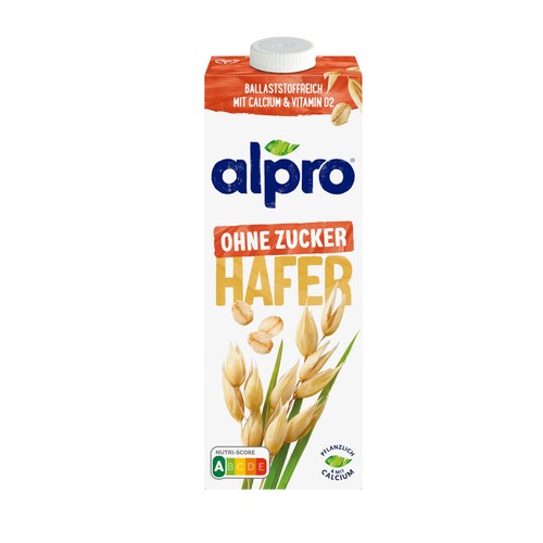 Alpro haferdrink ohne zucker - haferdrink,