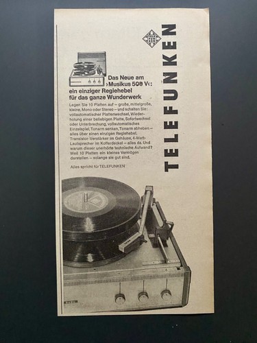 Telefunken musikus 509 - telefunken, v