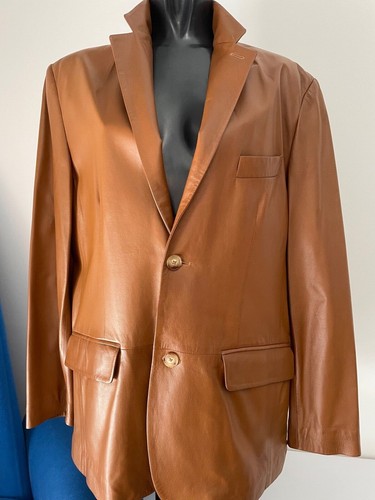 Herren leder blazer jacke - herren, von