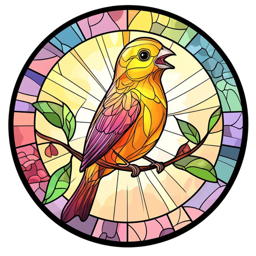 Xxl 30x30 car sticker bird - 30x30,