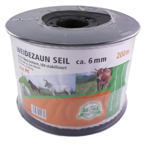 200m weidezaunseil elektroseil - weidezaunseil,