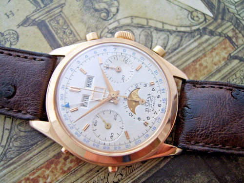 Sultana 750 gold chronograph - 750,