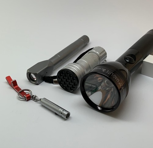 Taschenlampen konvolut 4tlg - konvolut,