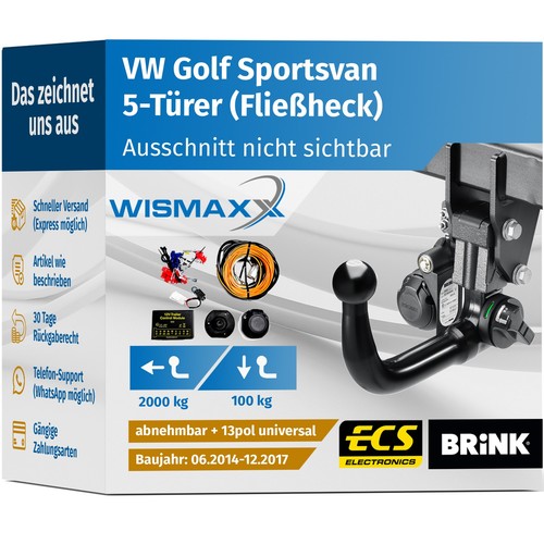 Anhängerkupplung für golf - anhÄngerkupplung,