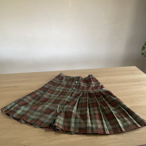Faltenrock rock karierter - faltenrock,