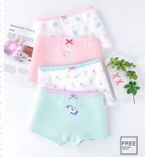 4er Mädchen Unterhose