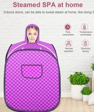1000W Portable 2.68L Steam Sauna Tent Home Spa Full Body Skin Care Loss Weight