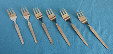 👌DDR- Besteck 6x Kuchengabeln, ABS Rostfrei 18 8 Ostalgie👍