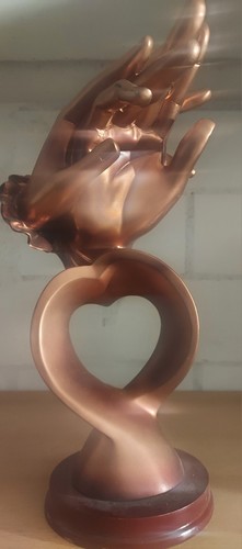 Deko skulptur hände - deko, herz