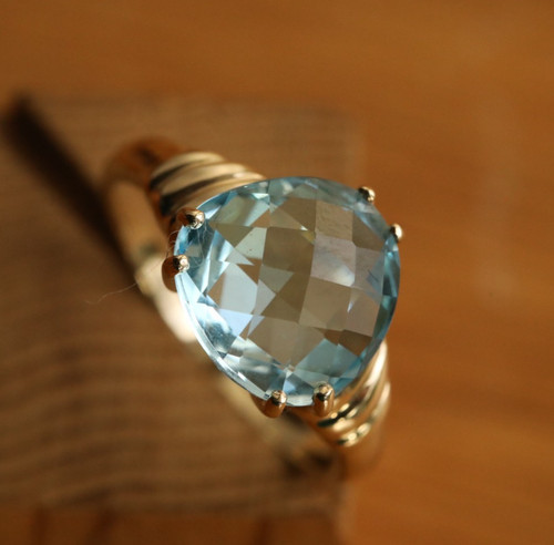 Ring massiv gelbgold - ring, kt