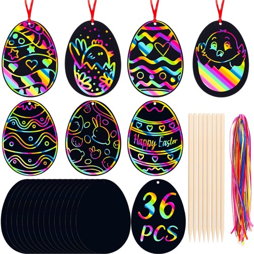 Bastelset ostern kratzbilder - ostern,