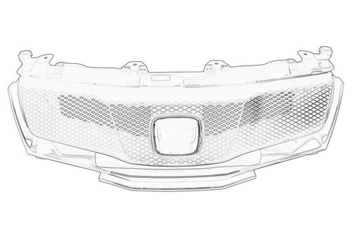 Honda kühlergrill - oe,