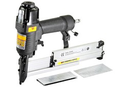 Druckluft Tacker & Nagler Kombi Klammergerät Heftmaschine Pneumatik Nagelgerät