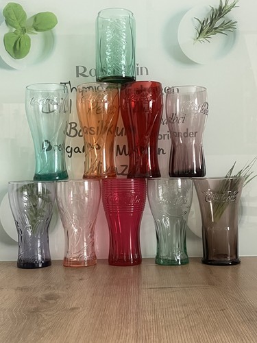 Coca cola gläser - 10, coca-cola,