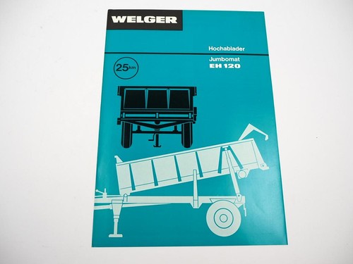 Original prospekt welger - original,