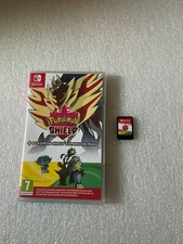 Pokemon Schild + Erweiterungspass Nintendo Switch Englisch Region Free Pal gebraucht sehr guter Zustand