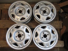 ein Satz neuwertige Stahlfelgen Chevolet Spark M300 - 4,5Jx14 ET43,5 4x100