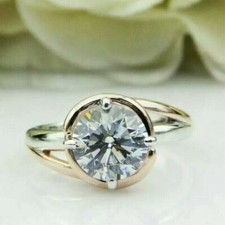 3Kt Rund Diamant Hochzeit Ring