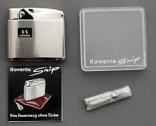 Rowenta Snip Feuerzeug Benzin Taschenfeuerzeug mit Fremdwerbung unbenutzt #3597