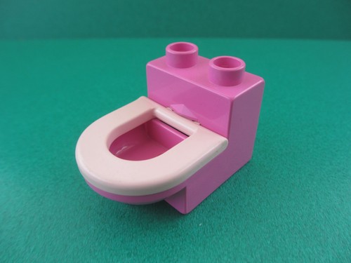 Lego duplo toilette rosa klo - lego,