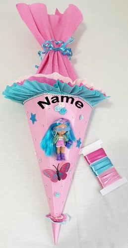 Geschwister schultüte mit - schultüte,