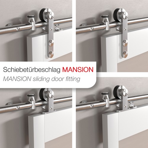 Edelstahl schiebetürbeschlag - edelstahl,