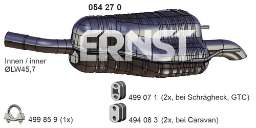 Ernst endschalldämpfer - ernst,