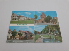 Alte Postkarte, gelaufen, Gransee, DDR, u.a. Ruppiner Tor, Schinkelplatz, 1979