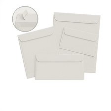 Briefumschläge Umschlag Brief DIN Lang DL und C4 C5 C6 Haftklebend Weiß