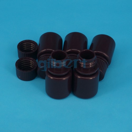 Lot5 15ml brown - 15ml, plastic