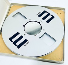 Original Maxell MR-10 Alu Spule/Leerspule/Metal Reel 26,5cm NAB OVP! Top-Zust.!