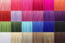 1m Velourband 3mm flach