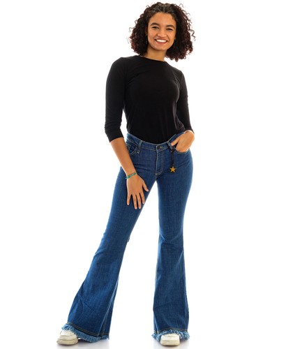Comycom damen jeans schlaghose - comycom,