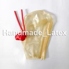 Transparent Latex-Gummi maske