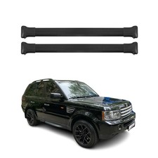 Dachträger für Land Rover Range Rover Sport L320 2005-2013 75kg Alu Schwarz 2x