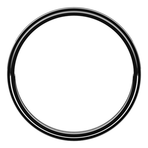 18k weißgold 2mm flach - weißgold,