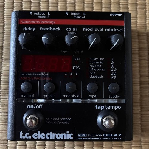 Electronic nova delay - tc,