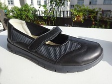 VITAFORM Damen Schuhe Klett Ballerinas Leder Nappa Textil Germany Gr.38 Neuw