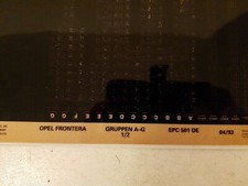 Ersatzteilkatalog Microfiche