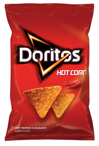 Doritos hot corn chips - hot,