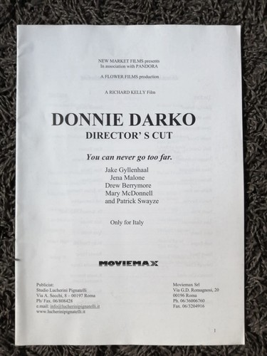 Donnie darko director - darko, –