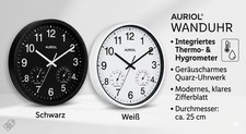 Wanduhr mit thermometer - thermometer, &
