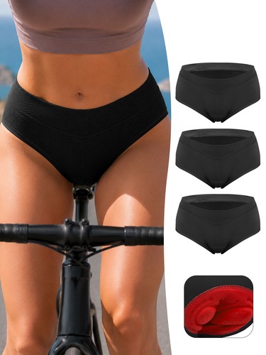 Damen fahrradhose mit gel - mit,