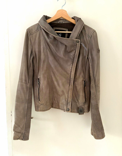 Tigha damen lederjacke biker - damen,